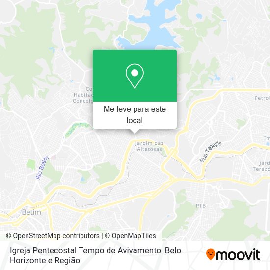 Igreja Pentecostal Tempo de Avivamento mapa