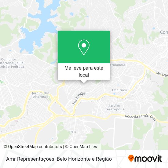 Amr Representações mapa