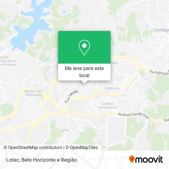 Lotec mapa