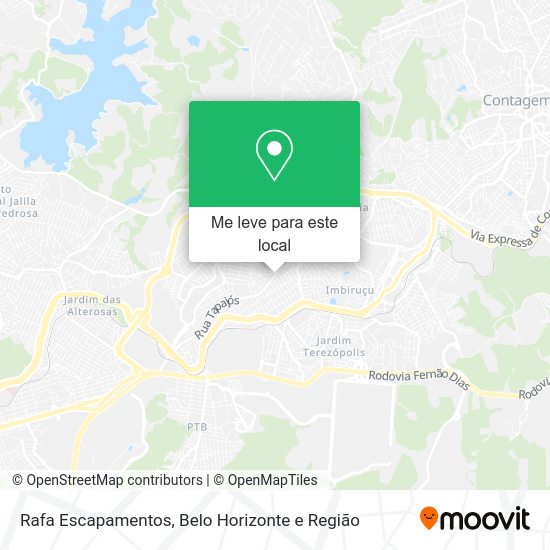 Rafa Escapamentos mapa