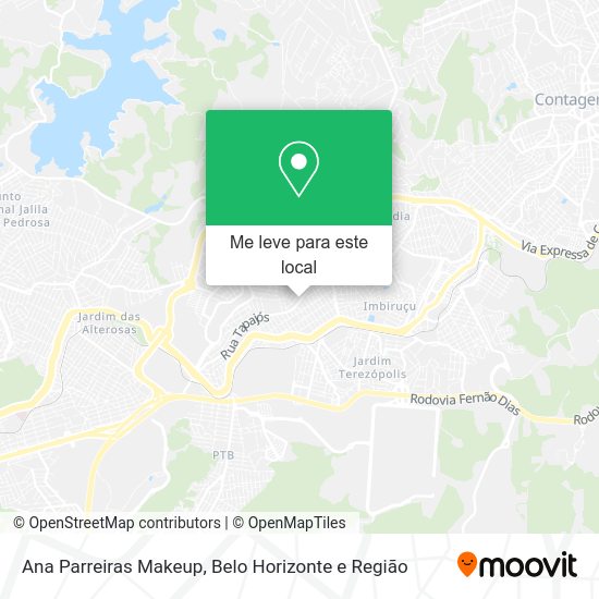 Ana Parreiras Makeup mapa