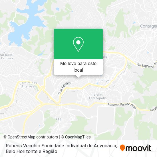 Rubens Vecchio Sociedade Individual de Advocacia mapa