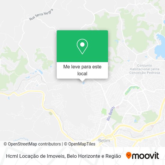 Hcml Locação de Imoveis mapa