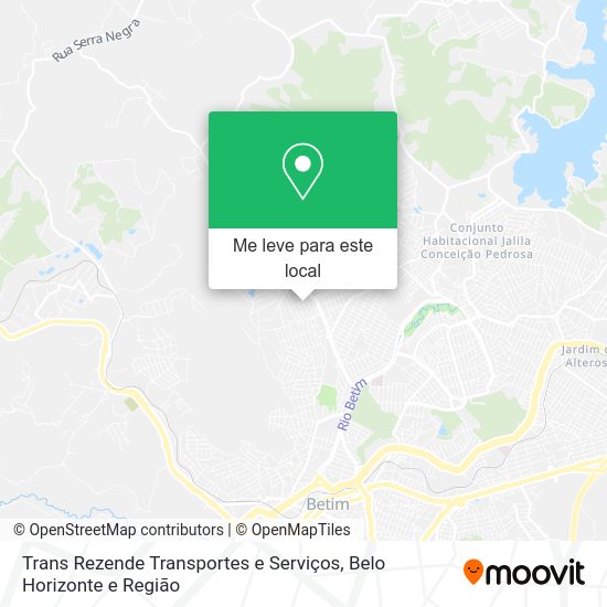 Trans Rezende Transportes e Serviços mapa
