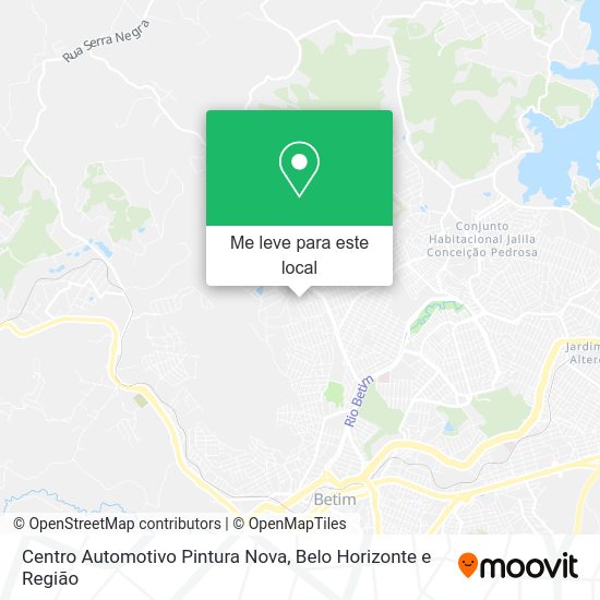 Centro Automotivo Pintura Nova mapa