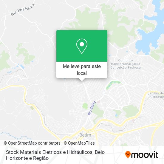 Stock Materiais Eletricos e Hidráulicos mapa