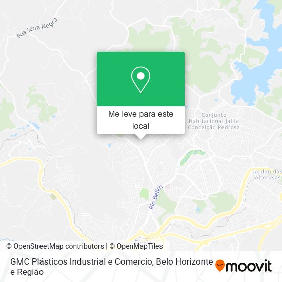 GMC Plásticos Industrial e Comercio mapa