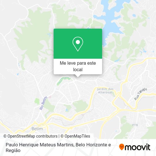 Paulo Henrique Mateus Martins mapa