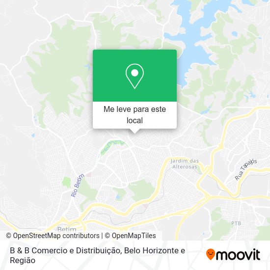 B & B Comercio e Distribuição mapa