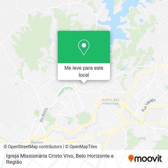 Igreja Missionária Cristo Vivo mapa