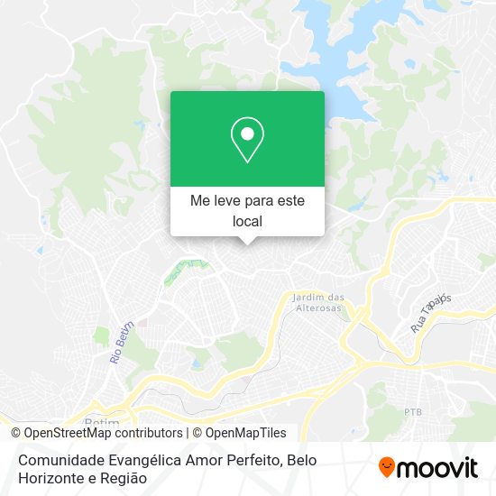 Comunidade Evangélica Amor Perfeito mapa