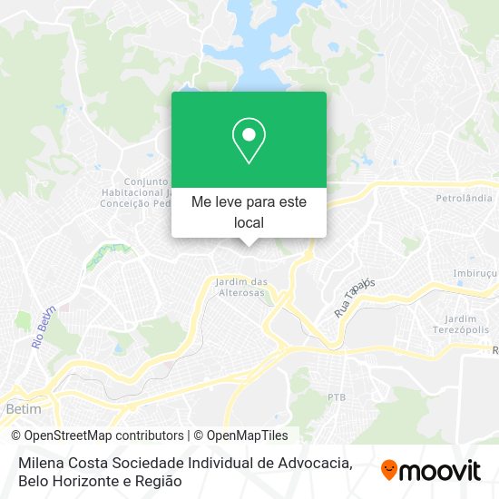 Milena Costa Sociedade Individual de Advocacia mapa