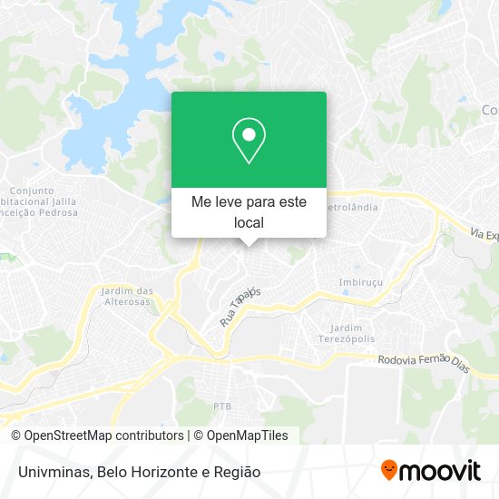 Univminas mapa