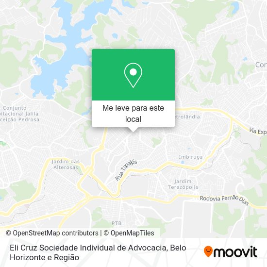 Eli Cruz Sociedade Individual de Advocacia mapa