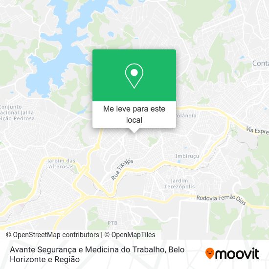 Avante Segurança e Medicina do Trabalho mapa