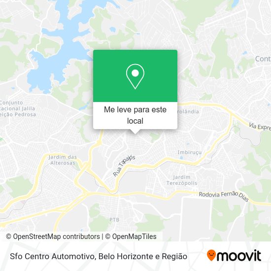 Sfo Centro Automotivo mapa