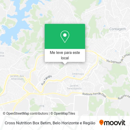 Cross Nutrition Box Betim mapa