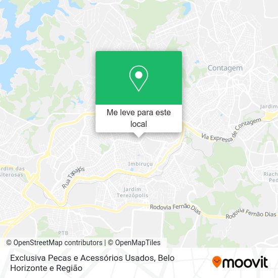 Exclusiva Pecas e Acessórios Usados mapa