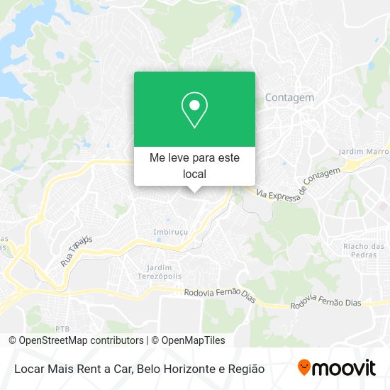 Locar Mais Rent a Car mapa