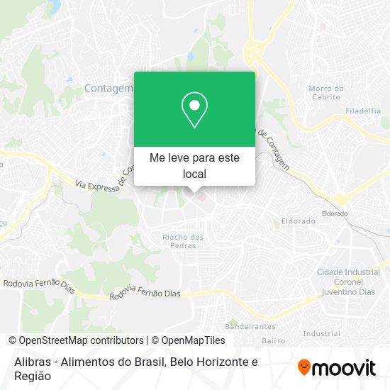 Alibras - Alimentos do Brasil mapa