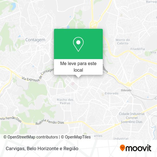 Carvigas mapa