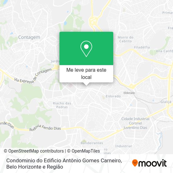 Condominio do Edificio Antônio Gomes Carneiro mapa