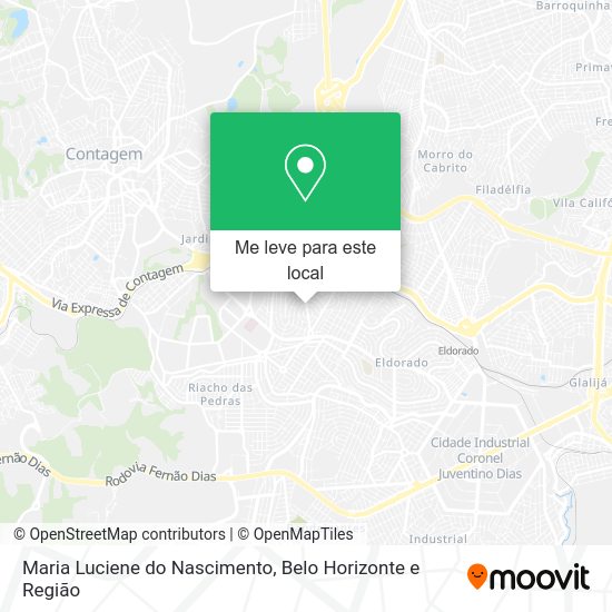 Maria Luciene do Nascimento mapa