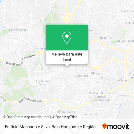 Edifício Machado e Silva mapa