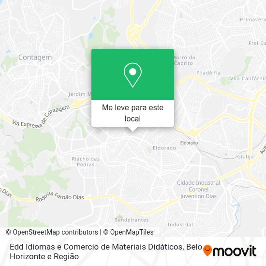 Edd Idiomas e Comercio de Materiais Didáticos mapa