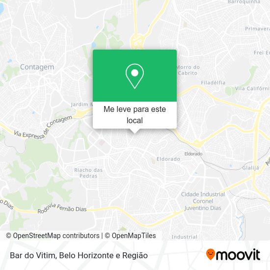 Bar do Vitim mapa