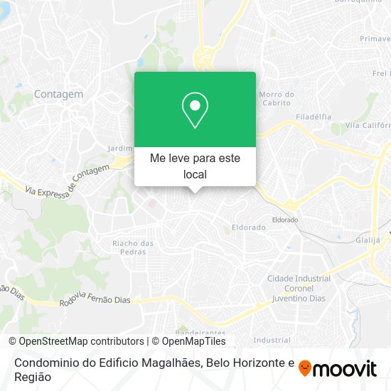 Condominio do Edificio Magalhães mapa