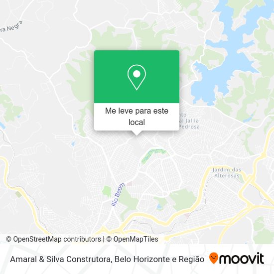 Amaral & Silva Construtora mapa