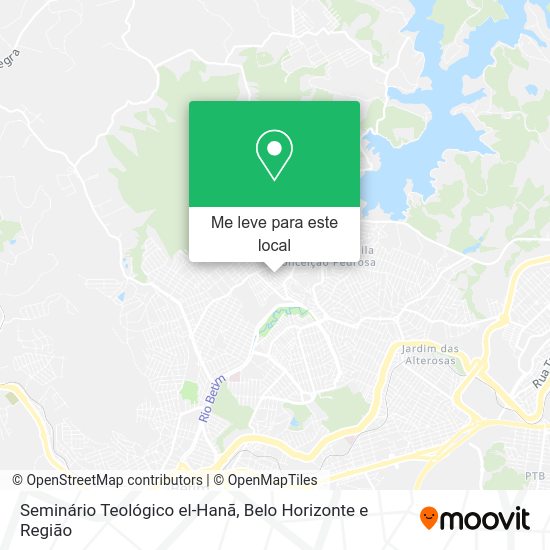 Seminário Teológico el-Hanã mapa