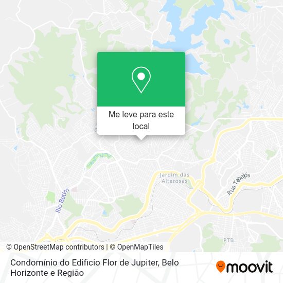 Condomínio do Edificio Flor de Jupiter mapa