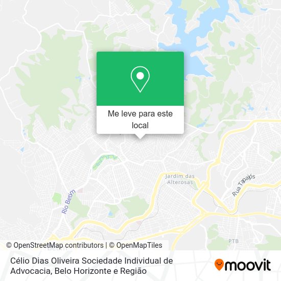 Célio Dias Oliveira Sociedade Individual de Advocacia mapa
