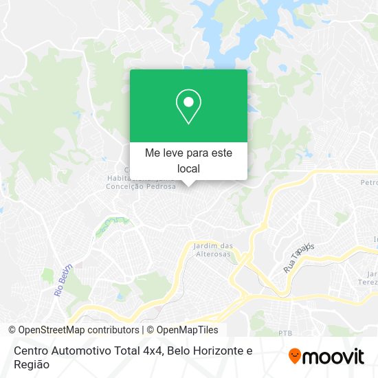 Centro Automotivo Total 4x4 mapa