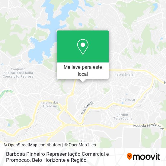 Barbosa Pinheiro Representação Comercial e Promocao mapa