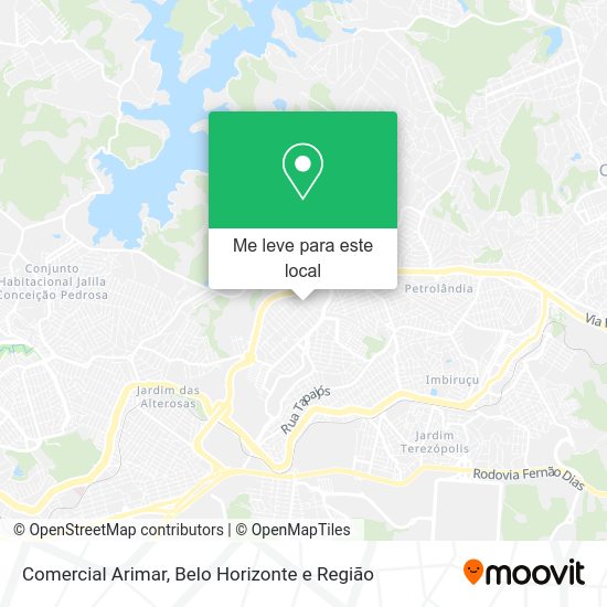 Comercial Arimar mapa