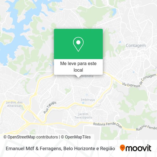 Emanuel Mdf & Ferragens mapa