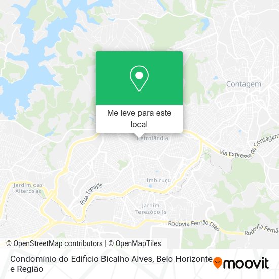 Condomínio do Edificio Bicalho Alves mapa