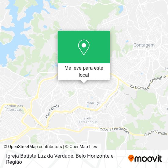 Igreja Batista Luz da Verdade mapa