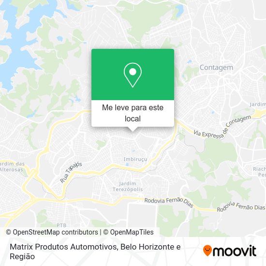 Matrix Produtos Automotivos mapa