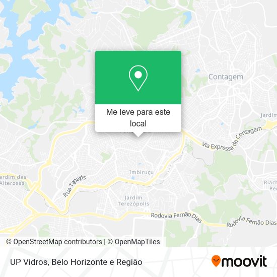 UP Vidros mapa