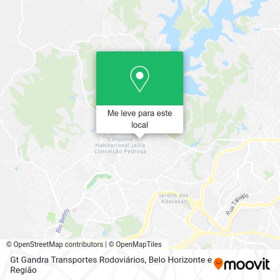 Gt Gandra Transportes Rodoviários mapa