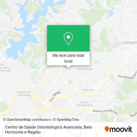 Centro de Saúde Odontologica Avancada mapa
