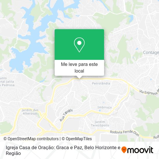 Igreja Casa de Oração: Graca e Paz mapa