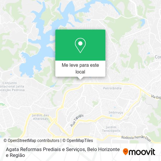 Agata Reformas Prediais e Serviços mapa