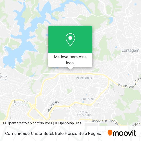 Comunidade Cristã Betel mapa