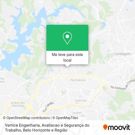 Vertice Engenharia, Avaliacao e Segurança do Trabalho mapa