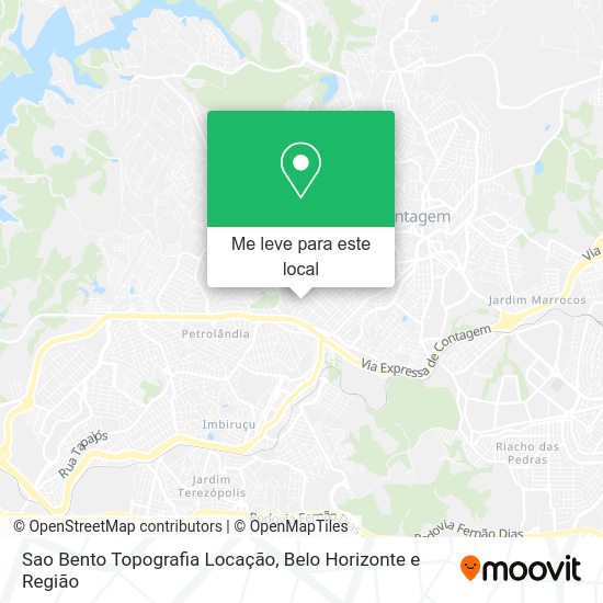 Sao Bento Topografia Locação mapa